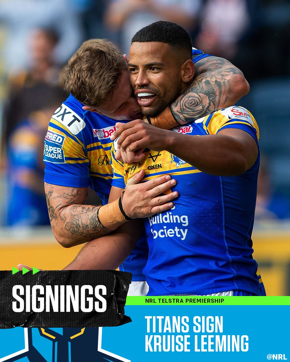 The Titans have signed former Leeds captain Kruise Leeming on a one-year deal, with the England international providing important depth following the injury to Sam Verrills.

Read more: spr.ly/6016OE7ei