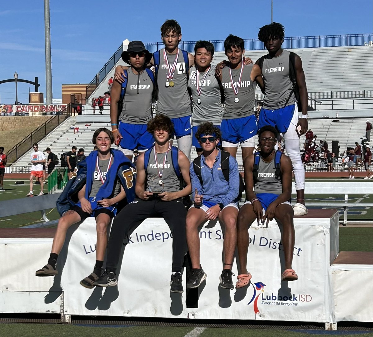 FrenshipTrack's tweet photo. Tiger Track walked away with FOUR Team Championships this weekend!! Let’s go!! https://t.co/qN09JwQRvH