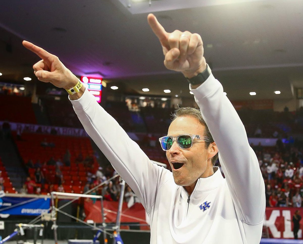 UKGymnastics's tweet photo. The moment. 😺🥳😎

#WeAreUK | #Team49 https://t.co/ENRitUAUW6
