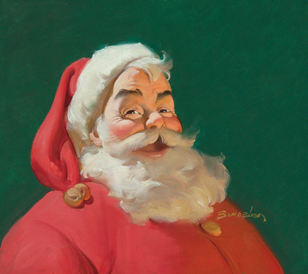 artistsundblom's tweet photo. Santa #haddonsundblom #sundblom https://t.co/LbgTXRiPAd https://t.co/ZCA4h9dyl3
