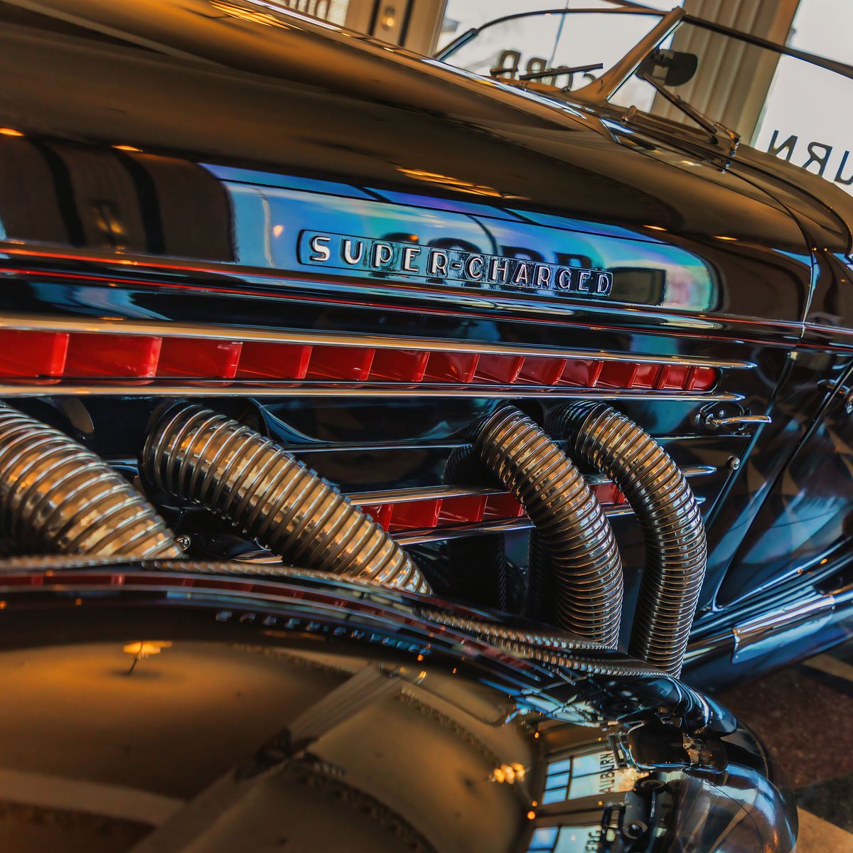 VisitDeKalbCo's tweet photo. 2023 Auburn Cord Duesenberg Festival in Auburn, Indiana is the year of the Supercharged Car. Look at this 1935 AUBURN 851 SPEEDSTER located at the ACD Museum. https://t.co/hwTvDanjsC