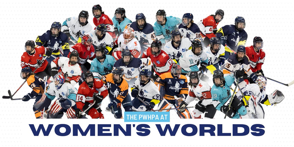 PWHLPA's tweet photo. 3⃣1⃣ #PWHPA members will represent their countries alongside the top players from around the world at #WomensWorlds in Brampton, ON from April 5-16.

Best of luck to all! https://t.co/g1WUIQOo7C