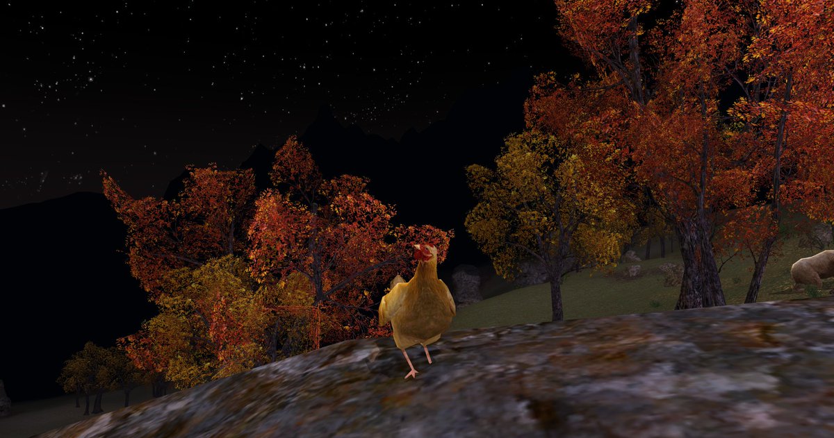 EldasEscape's tweet photo. Having a little too much fun and amusement getting Chicken screenshots when I load close enough to play around within time limit :D #lotrofamily #lotro @lotro  @elgaladwen thought you might approve ;) https://t.co/ZEAzw23mB0