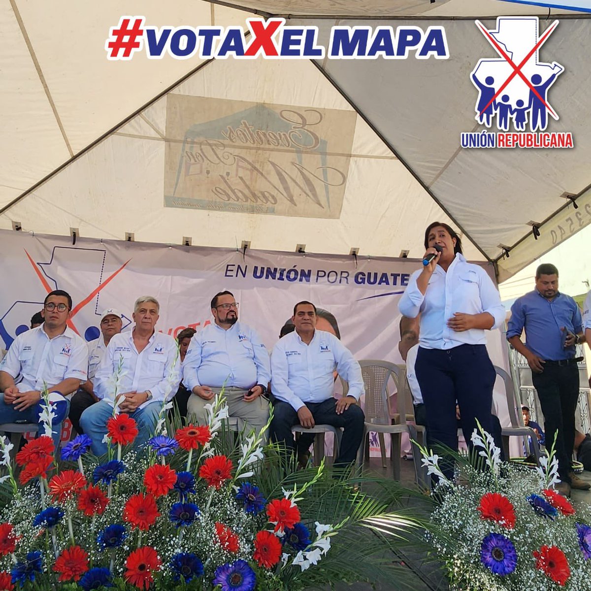 Hoy en nuestra celebración de la gran apertura de campaña junto a nuestra gente linda de Jalapa. Hoy se marca un antes y un después en la era democrática  de Guatemala 🔵⚪️🔴

#talamontipresidente #mapavistomapamarcado #Unionrepublicana #Somosunion #ordencontrolrespeto