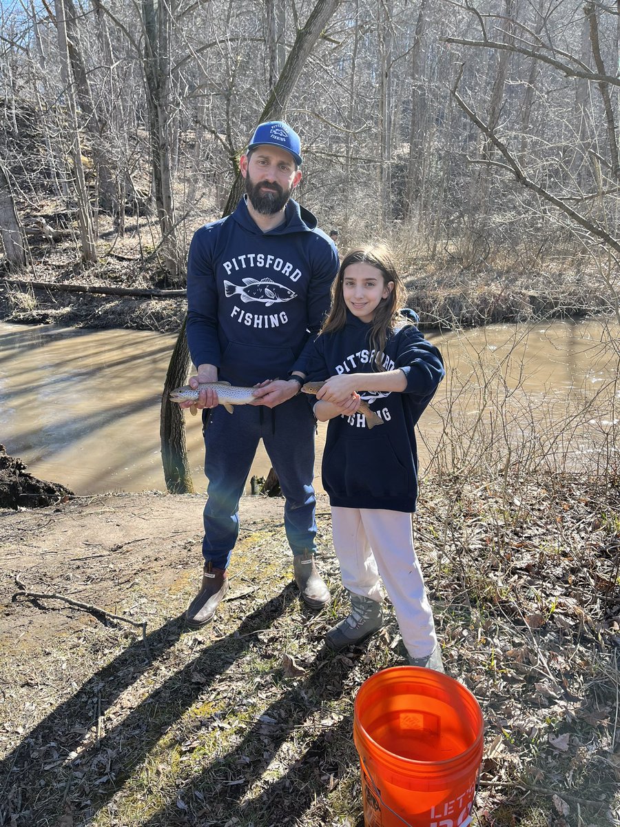 PTownfishing's tweet photo. The 20th annual Reidman Foundation trout derby did not disappoint. Muddy waters made for tough conditions. We took 3rd in both the youth and adult divisions. Great start to spring break! @PCSDAthletics https://t.co/WtohPmRWFS