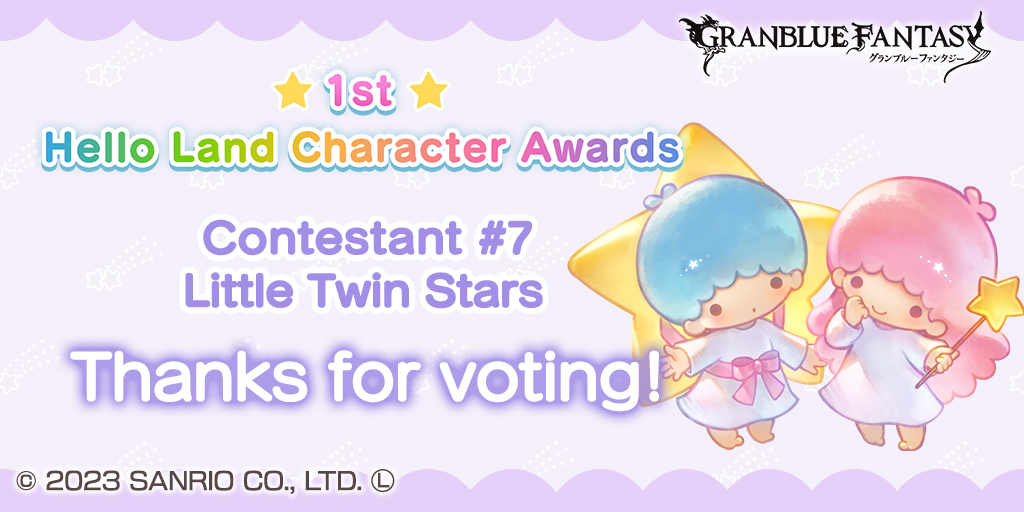 anjasanza's tweet photo. Y The 1st Hello Land Character Awards are underway! I voted for this character today! https://t.co/Ugq9CxmEuf