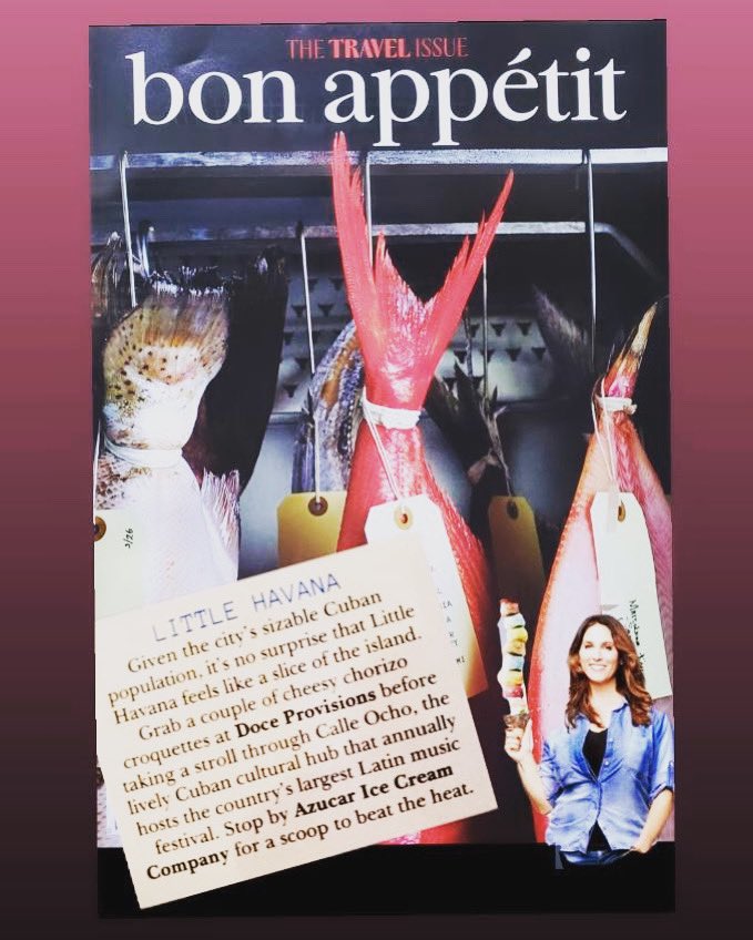 I love showing the world our Homemade Cuban Ice cream! We love our neighborhood Little Havana! #blessed