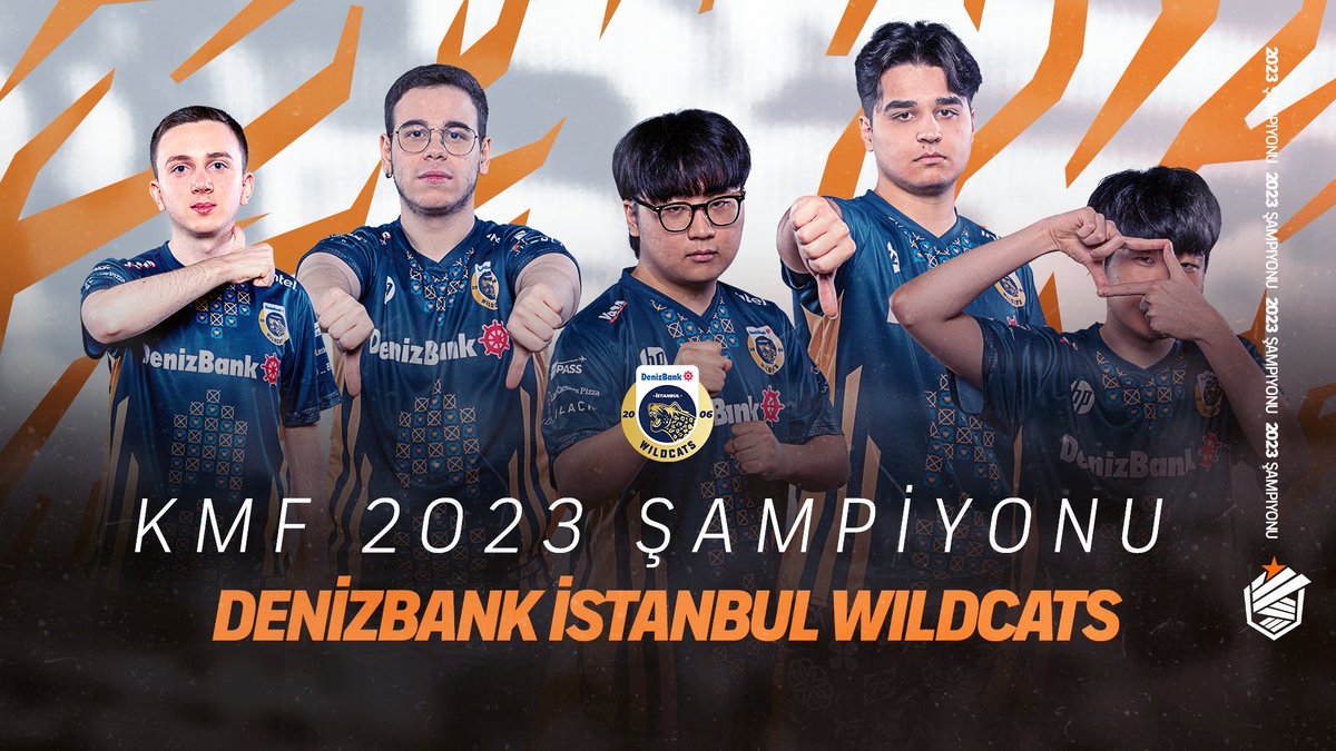 Denizbank Istanbul Wildcats #KMF2023 Şampiyonu!