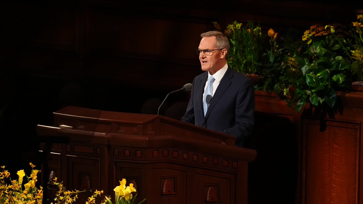 “When our Savior Jesus Christ looks upon us, He sees and understands the pain and burden of our sins. He sees our addictions and challenges. He sees our struggles and afflictions of any kind—and He is filled with compassion toward us.” — Elder Peter F. Meurs #GeneralConference
