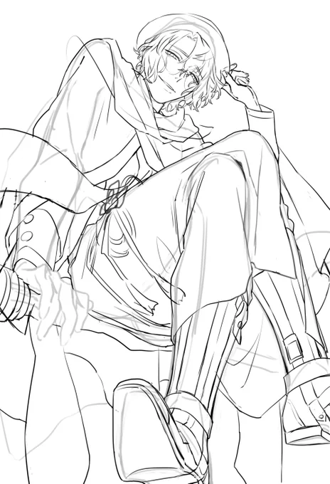 描いては頭を抱えて没にしたラフたち 
