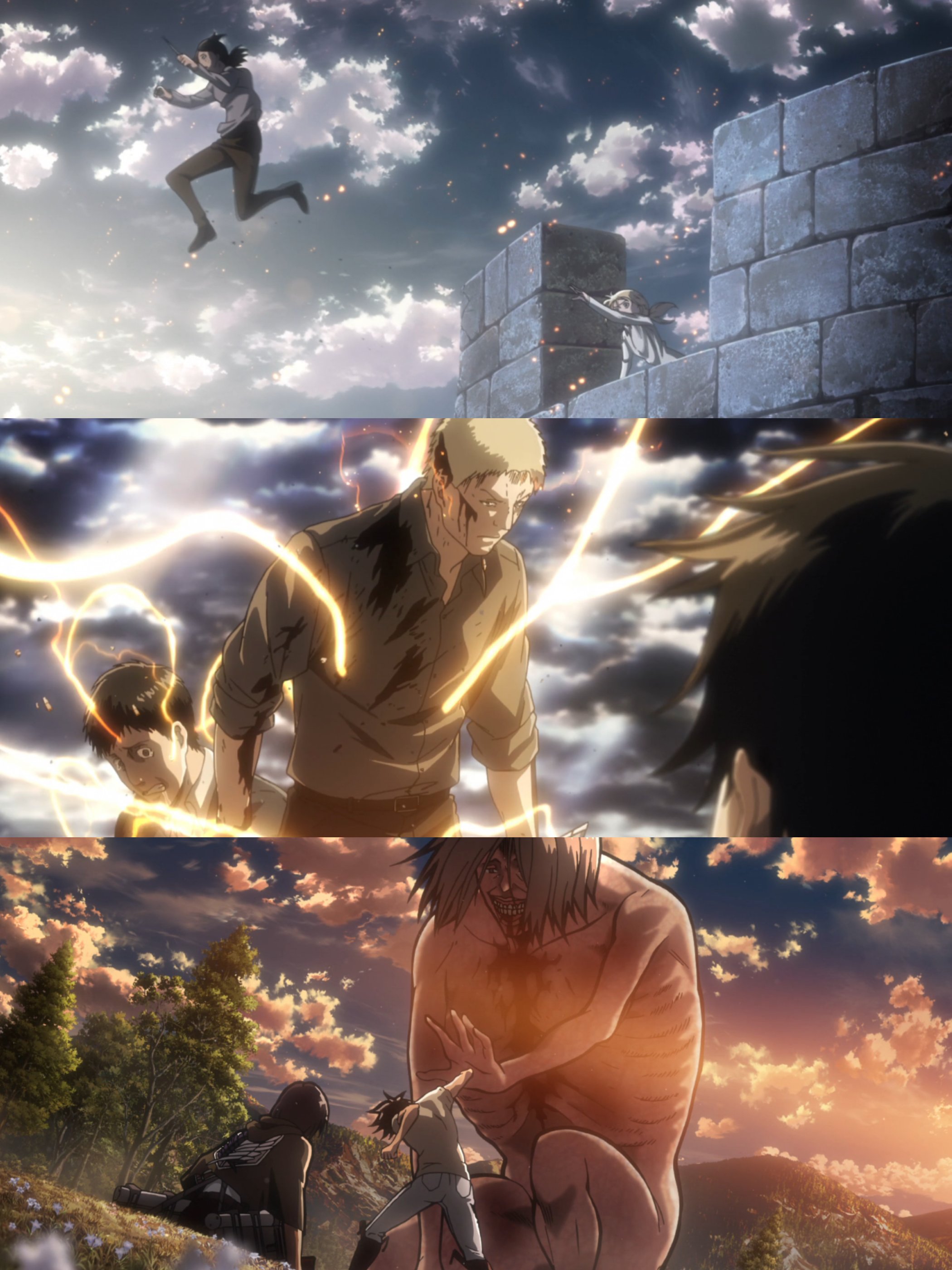 ANIME-se on X: Há 6 anos estreava a 2ª temporada de Shingeki no