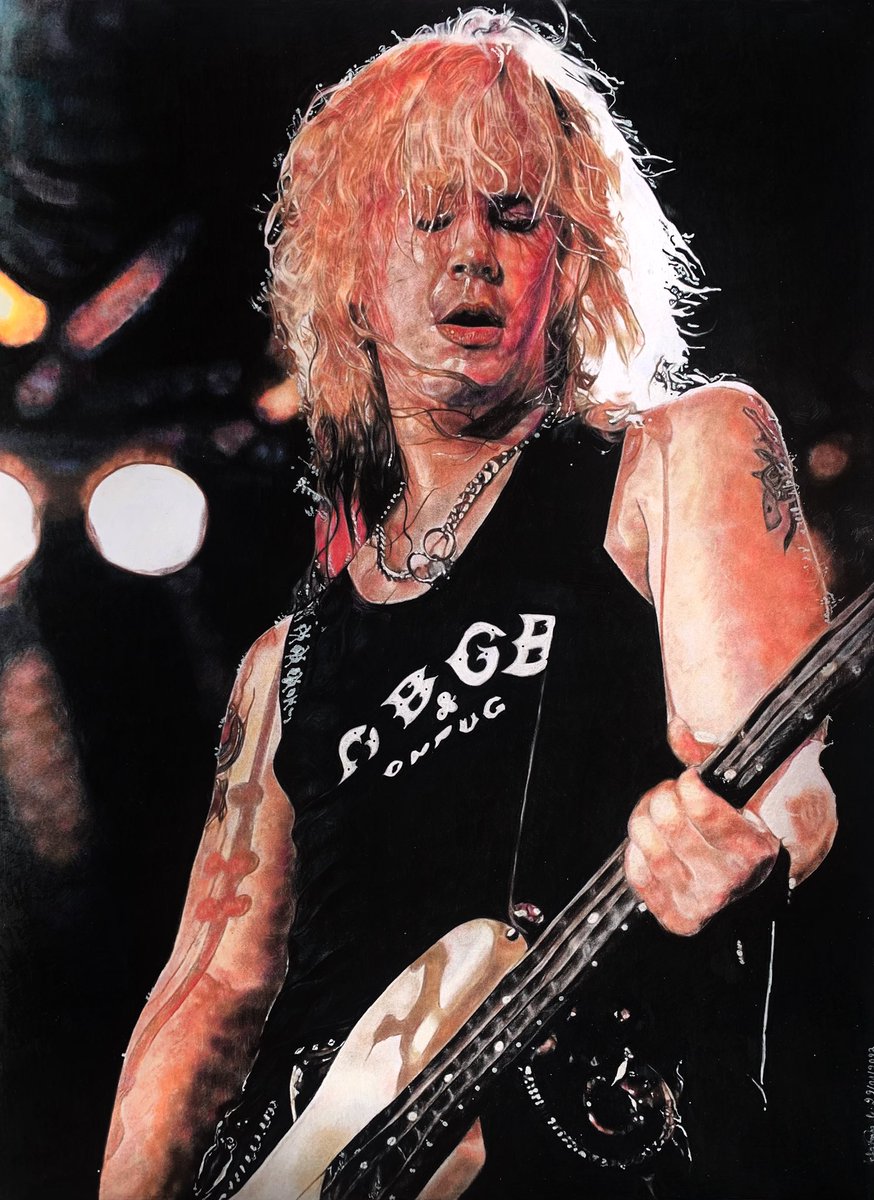 artbychaim's tweet photo. my 4 drawings of duff! 3 of them are made with colored pencils &amp; 1 of them is made with charcoal ✰
hope you’ll like them all as much as i do since i did put a lot of effort into them &amp; don’t forget to tell me which one is your favorite! 
@DuffMcKagan #DuffMcKagan #GunsNRoses https://t.co/UFXtZmILAU
