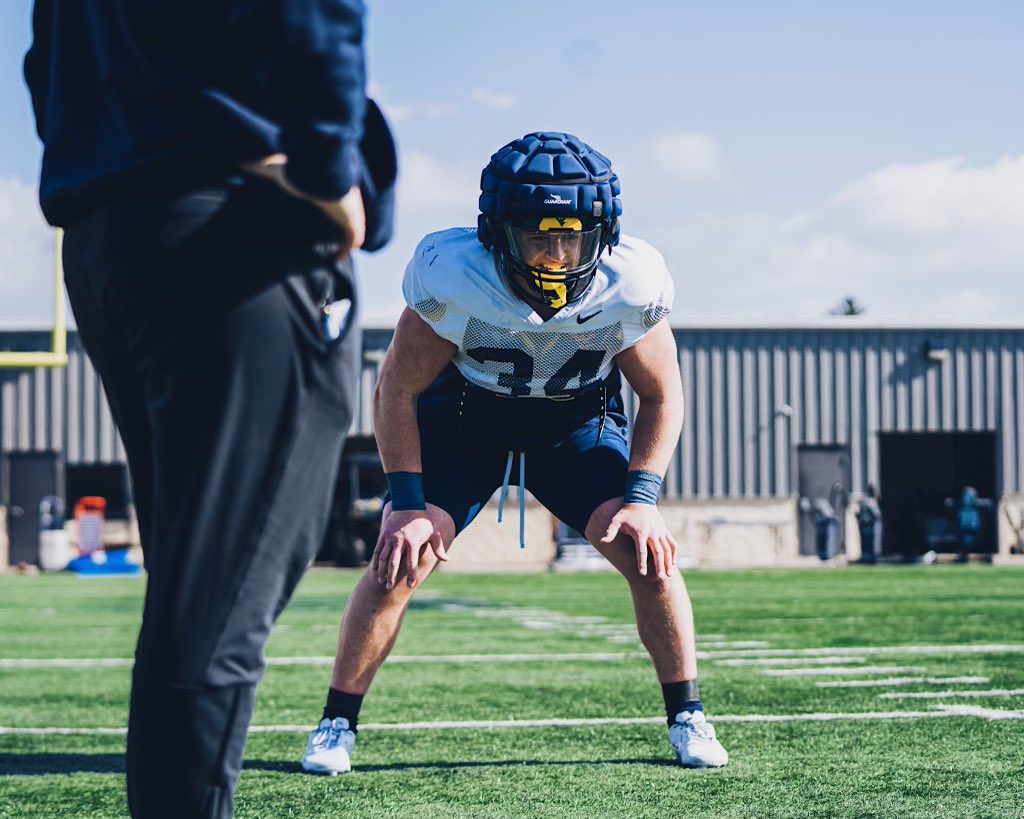 Putting in work 💪#SpringBall #WVUfootball