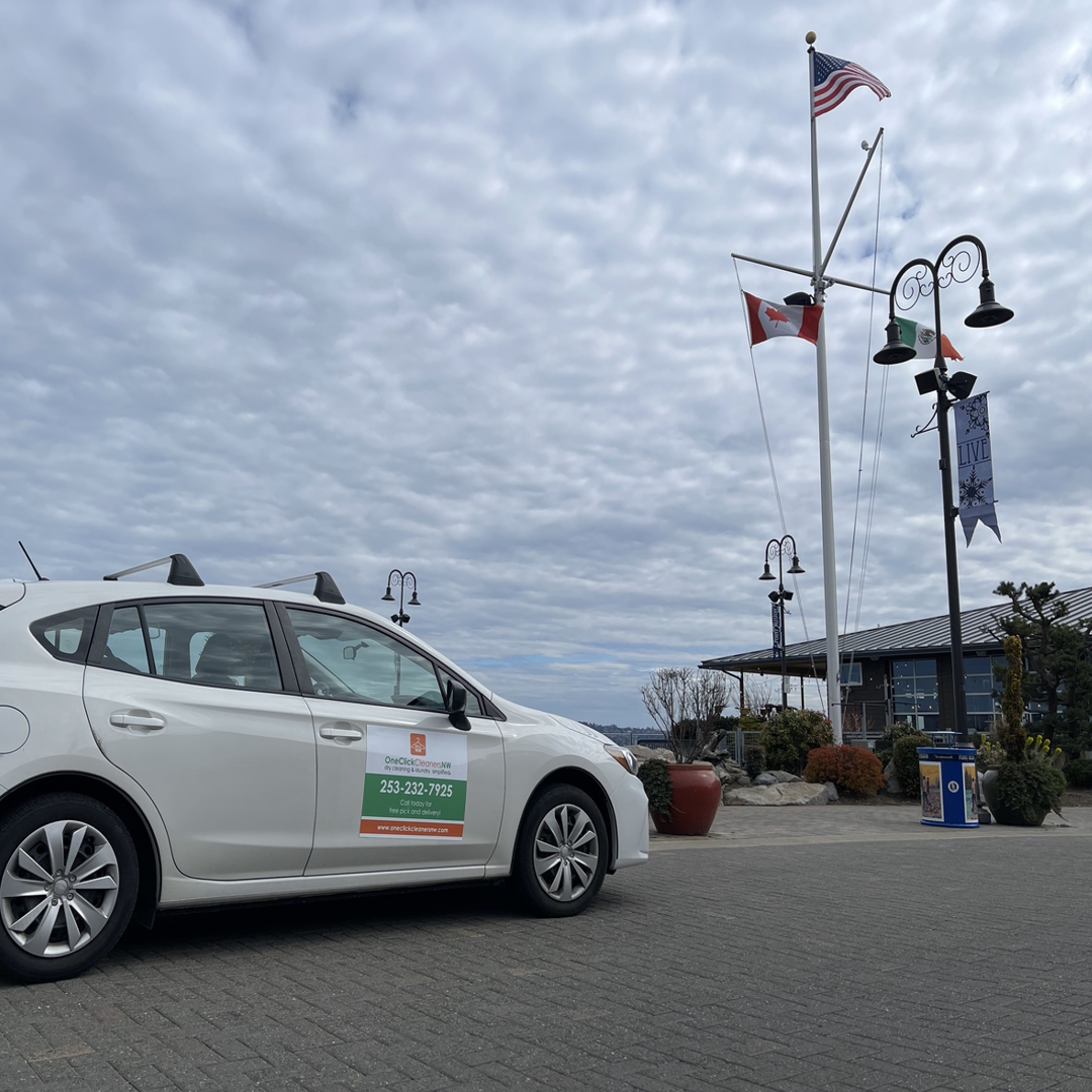 oneclickcleannw's tweet photo. Ruston finally has it's own dry cleaning and laundry service! Tacoma based One Click Cleaners NW can help make your life easier: First, we can come to you. Second schedule pickups anytime! We work around your schedule. Lastly, we have a convenient drop-off location at @wmaruston https://t.co/5DTvgPAEfL