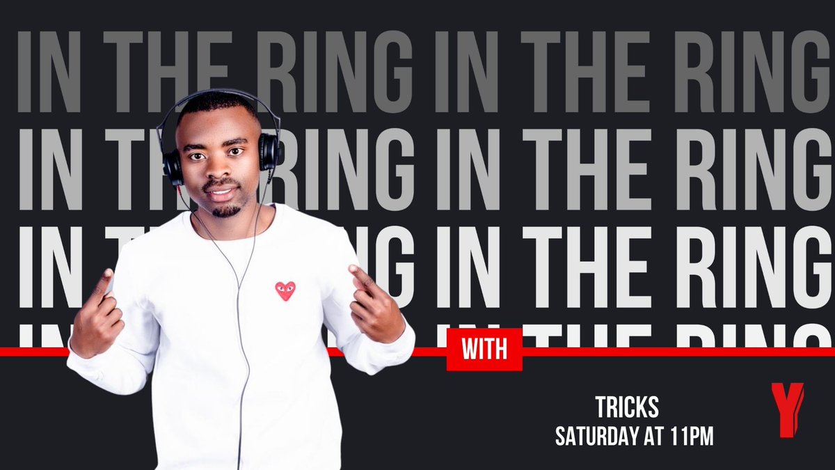 Yfm's tweet photo. Returning with another bag of musical tricks is @Tricks_DJ
He wraps up the show with an Afro House.

Retweet this post if you're feeling this post.
#InTheRing https://t.co/B5ElYR6ABQ