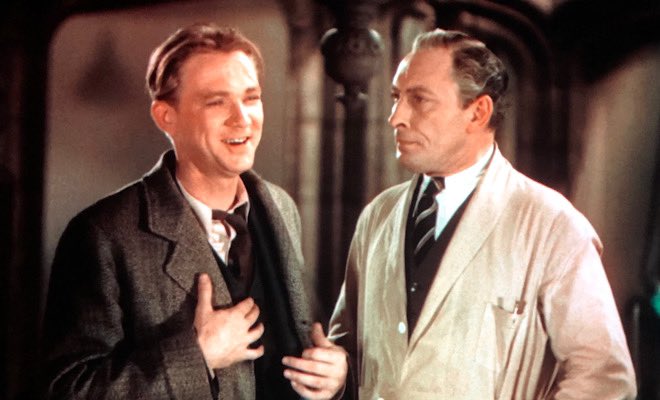 IanKeithMcDowel's tweet photo. My favorite Lee Tracy movie is rarely described as a one, but I prefer him to the boyfriends of imperiled heroines in other PreCode horrors. You know itβs Warner because it begins with him phoning in a story from a brothel. #TCMParty #BlessedEvent https://t.co/qoLpE5C7XK