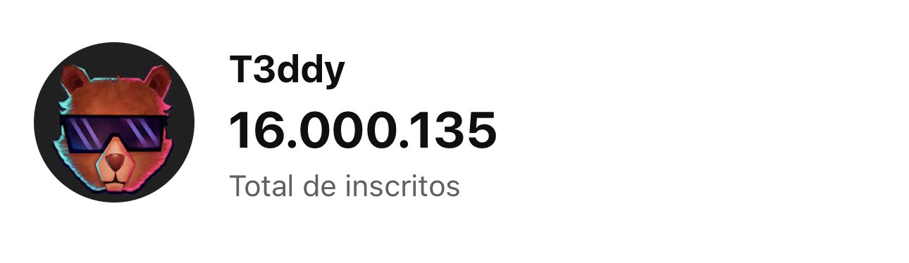 Lucas Olioti on X: olha o que chegou hoje placa de 10 milhões do canal “ t3ddy” muito obrigado por estarem aqui <3  / X