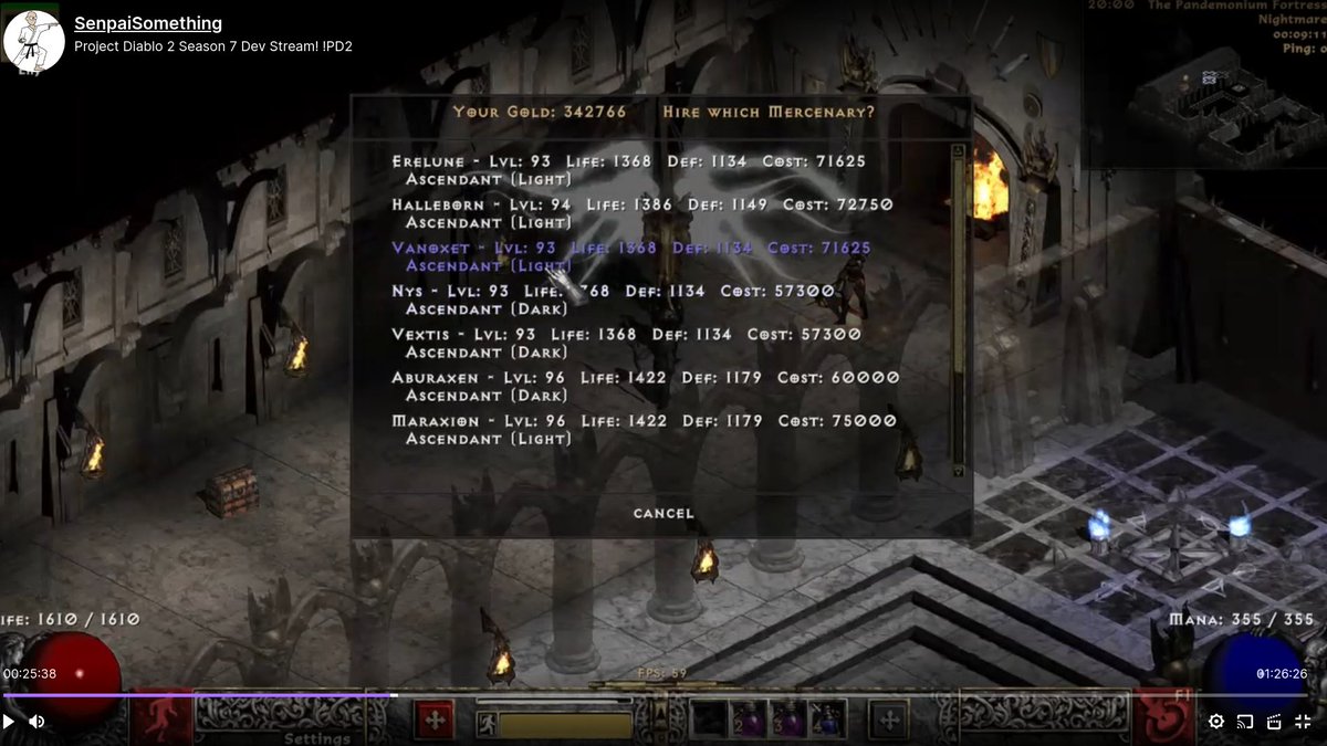 modsdiablo2's tweet photo. En #projectdiablo2 han conseguido hacer lo que llevamos deseando desde siempre, mercenarios de acto 4. Y tienen muy buena pinta. No podemos esperar para verlos :O
#diablo2 #d2 #diablo2mods  #mods #modsdiablo2 #pd2 #diablo2resurrected https://t.co/vtsK0E9K3W