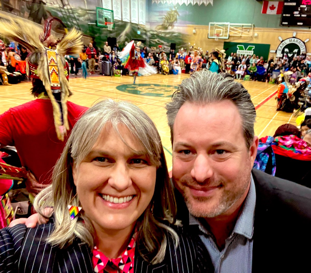 elenoresturko's tweet photo. An incredible experience to see so many people from different indigenous Nations coming together to share their culture and traditions at the @EarlMarriottSec @SemiahmooFN Powwow. #bcpoli https://t.co/g5cAguEDaM