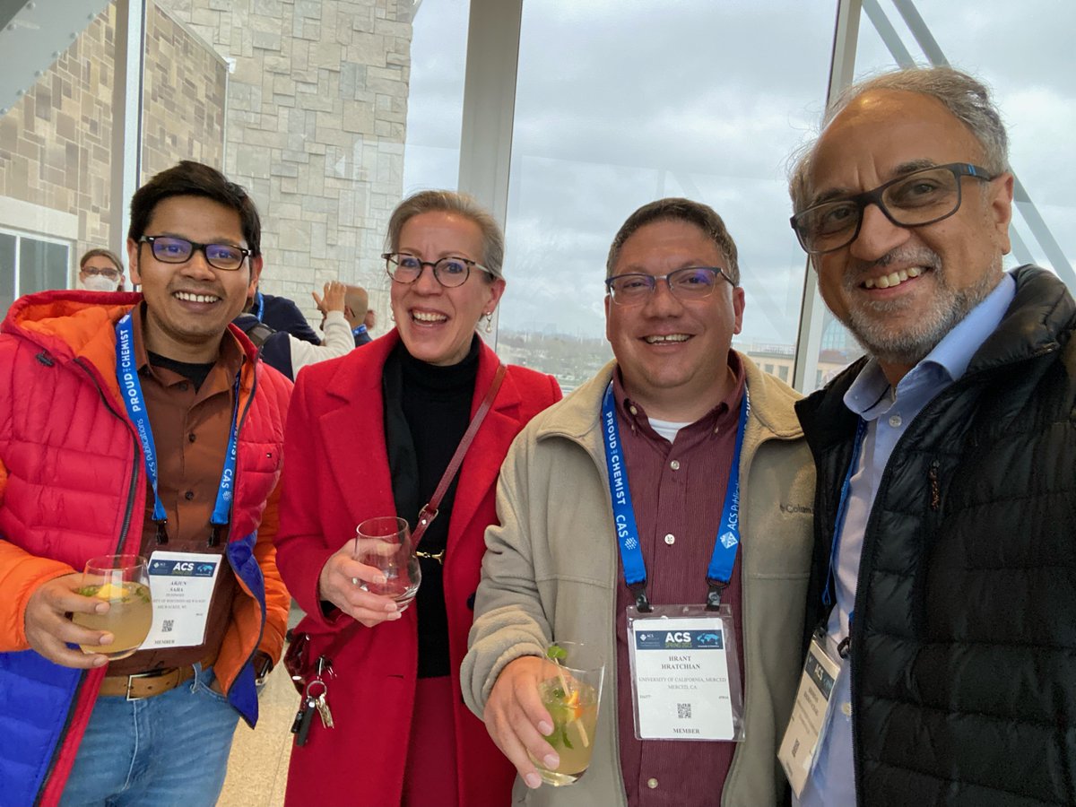 arjundht22's tweet photo. Had a wonderful visit to ACS Spring 2023 in Indianapolis! Krishnan Raghavchari (@theraghagroup), Hrant Hratchian (@hphratchian), Caroline Jarrold, Sharani Roy. #ACSSpring2023 https://t.co/tmwQvjSha7