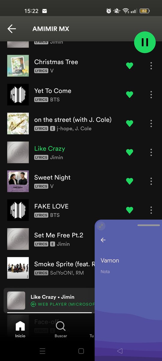 ButterflyVamon's tweet photo. @Jexnjimin13 WE STREAM LIKE CRAZY
FOREVER YOU AND I
LET ME HAVE A TASTE
#ForeverYouAndI
#WeStreamLikeCrazy 
#LostInTheLightsWithJimin

@BlutterFlowers @iAlessita @Rezva_T24 @OT7Aleja https://t.co/OkduZETnw7