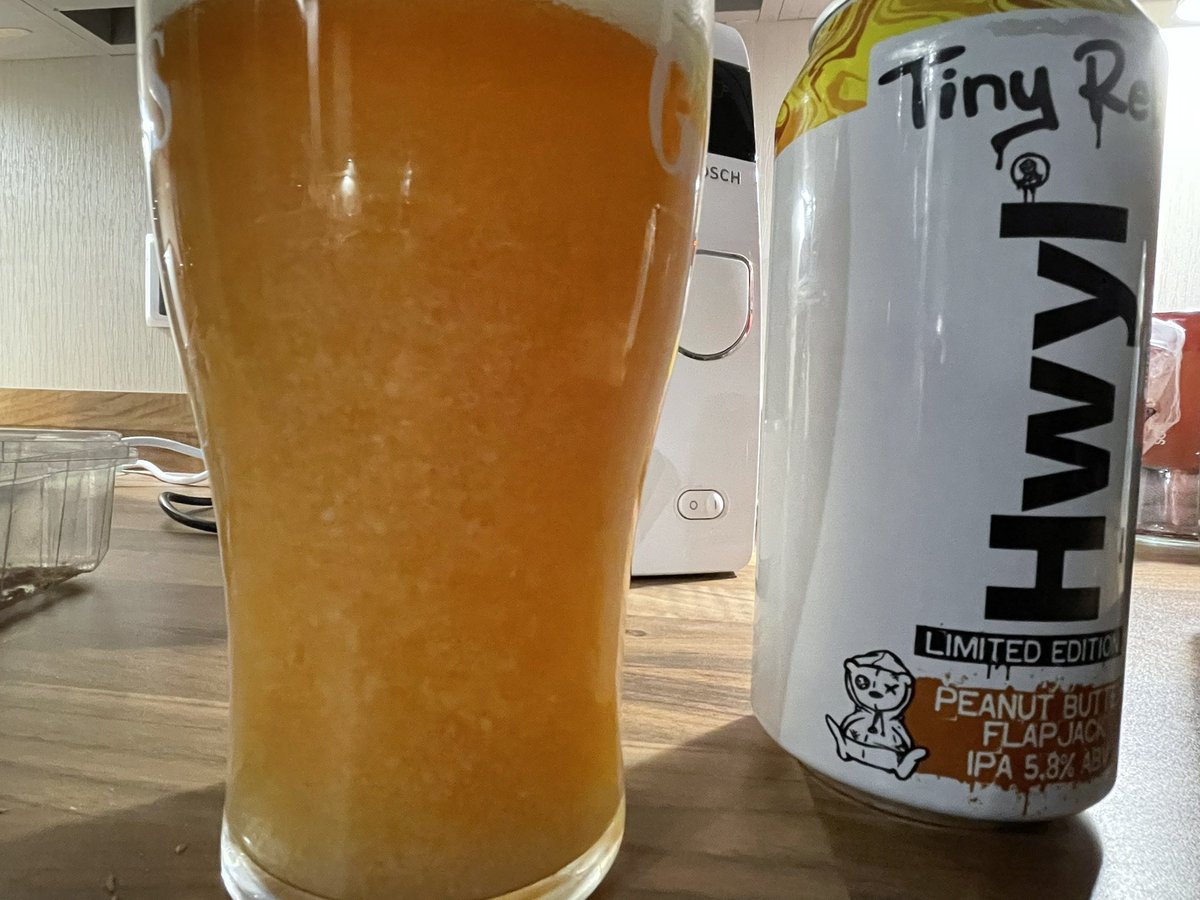 SHazelden's tweet photo. @tinyrebelbrewco is this normal ? Poured like a can of rice pudding…
Thought it meant flavour, not chunks https://t.co/U7kJ3LCHuy