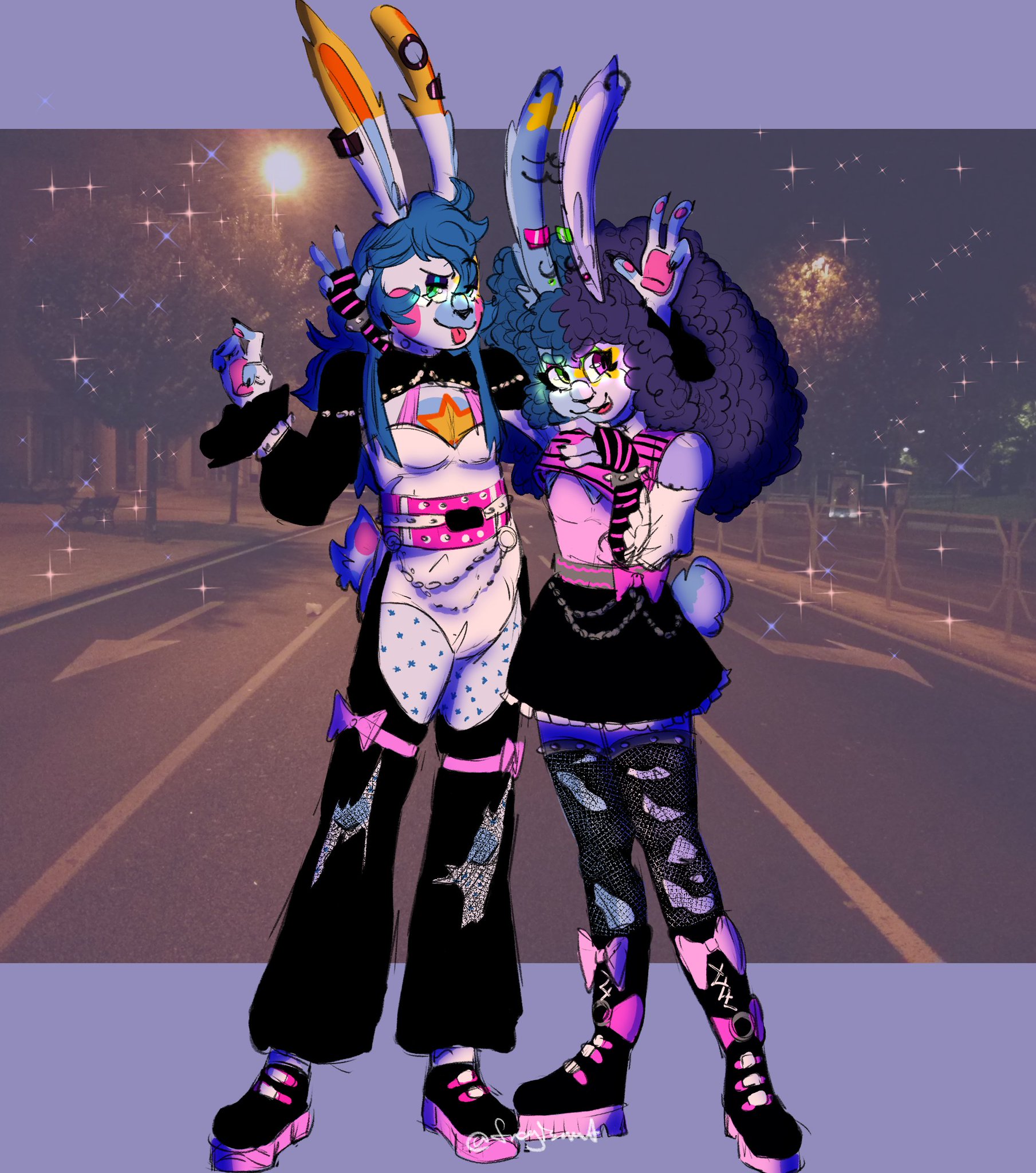 frogisanut on X: blueberry whores club.... #glamrockbonnie #fnaf  #fnafanart t.cob92pvLfJEA  X