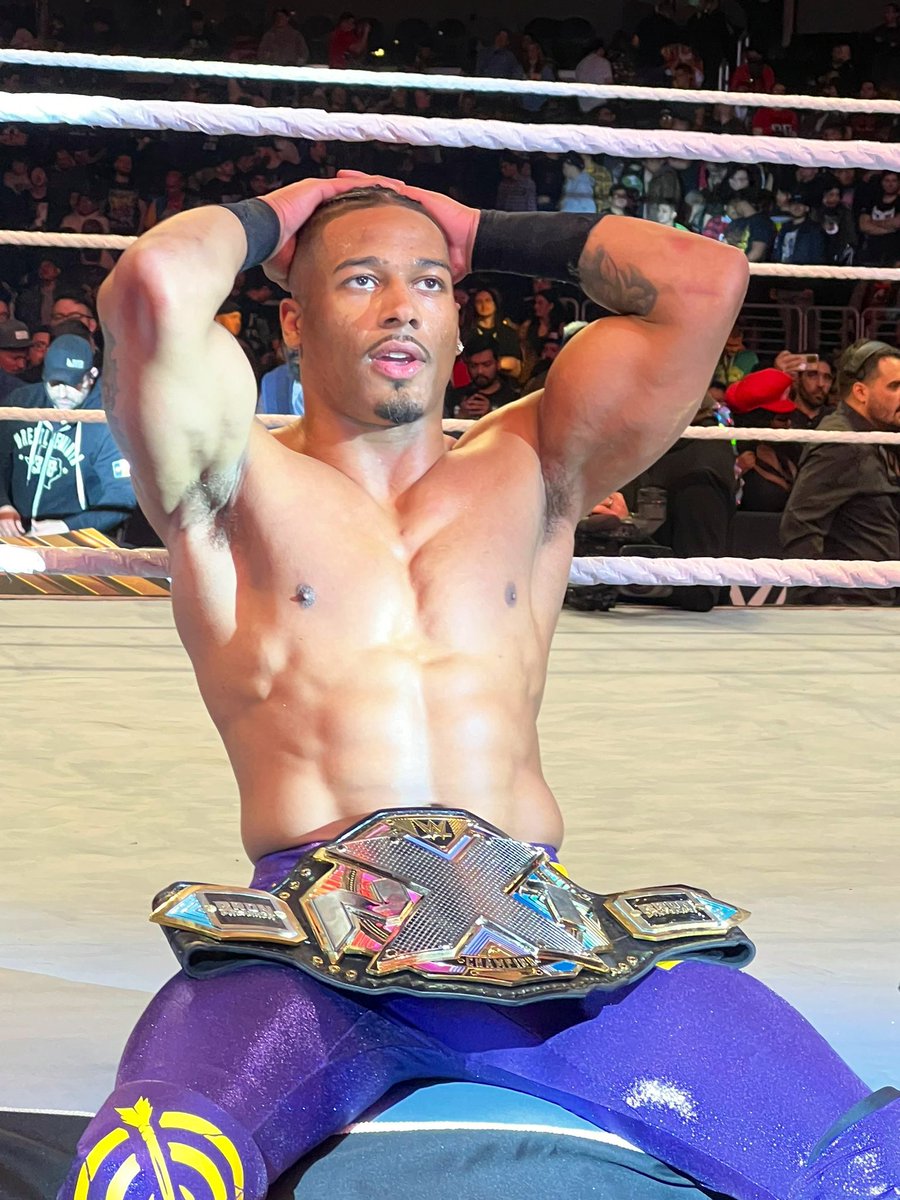 Carmelo_WWE's tweet image. For so many years I worked so FN hard to get to this level and persevered so much most people will never even understand. This moment I reflected on all that. 

The HIM ERA 🎯