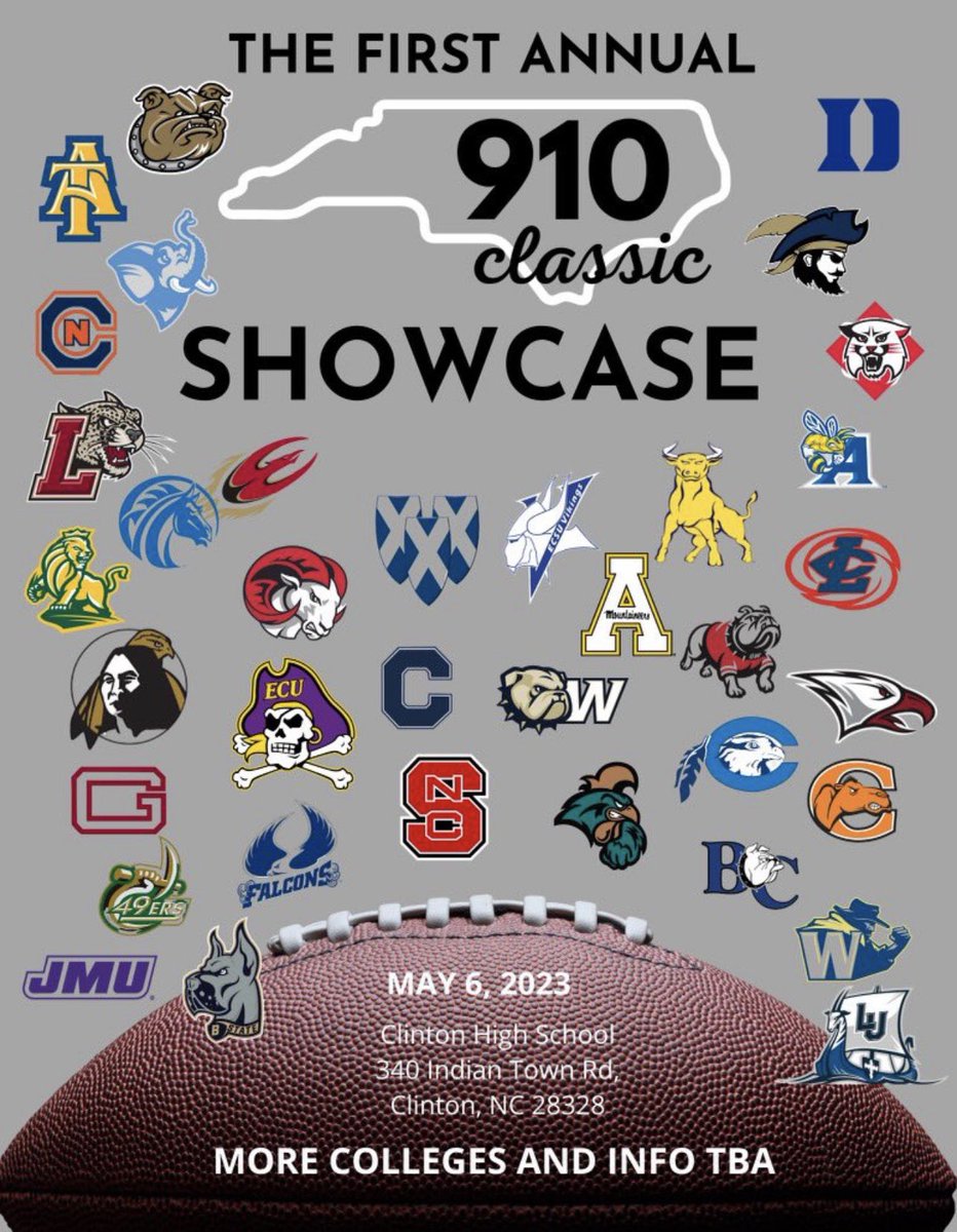 Thankful for the invite to the 910 classic showcase, locked in 🔒!
<a href="/Coach_CJohnson8/">Cory Johnson</a> <a href="/CoachHunt93/">Ryan Hunt</a> <a href="/Coach_PStokes/">Patrick Stokes</a>