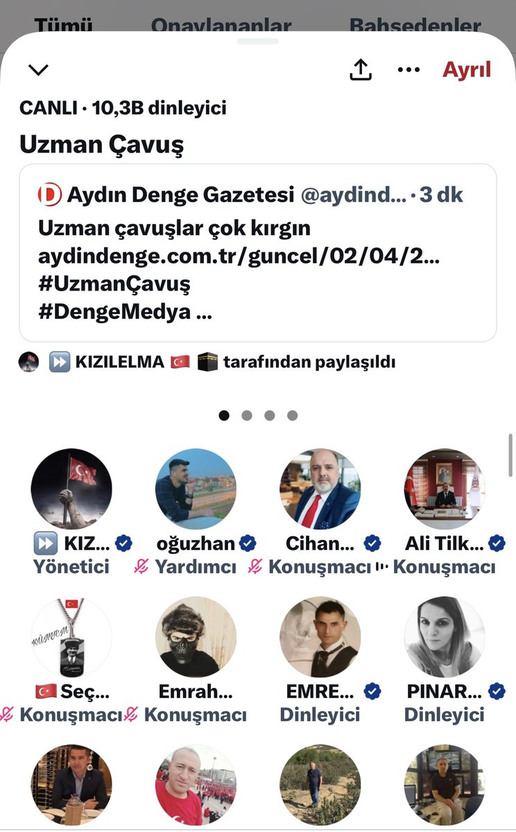 saracihan61's tweet photo. #UzmanCavus destek için odadayız.. https://t.co/1woPr3a91O