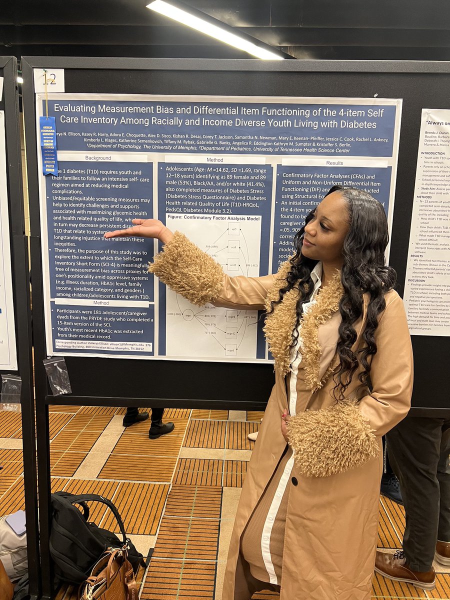 The amazing Kyra <a href="/vinkyra_ellison/">Vinkrya Ellison, M.S.</a> presenting her award winning research!!
