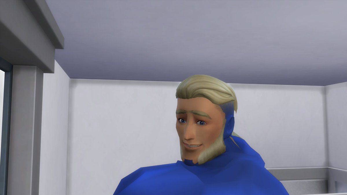 MisterPandaBoom's tweet photo. The Sims 4 Screenshot:
My OC Solus (the Sims variant) seems to have his shirt removed or even after a shower. Wish his mutton chops has yet to grow.
OC belongs to me.
#ShowUsYourSims #TheSims4 #TS4 #Bara #MyOC #OC #Muscle #Muttons #Sideburns https://t.co/dji4DY4ym5