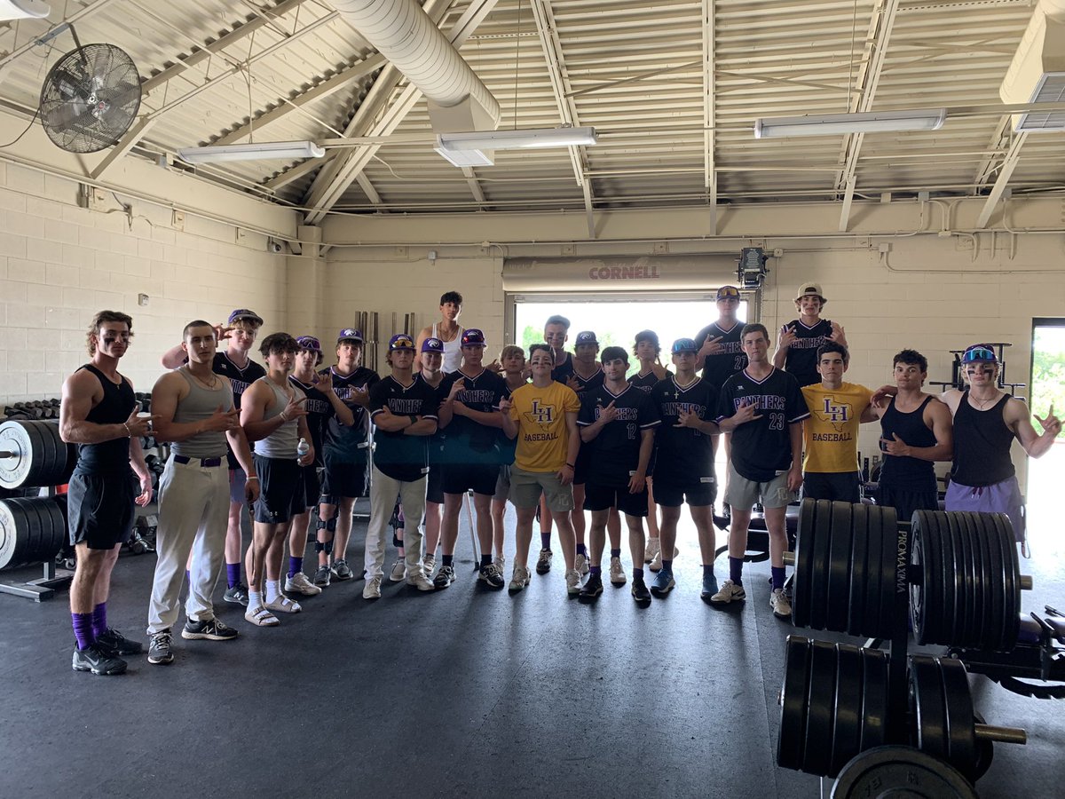 Finished the week strong. A Saturday non-district win on the field and then hit the weight room after the game. Hard work pays off. Keep pushing forward &amp; fighting for each other fellas!!!! 
<a href="/LibertyHillBB/">Liberty Hill Baseball</a> 
#LoveToCompete 
#WinTheDay