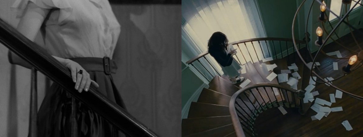 Bertrom's tweet photo. Shadow of a Doubt and its descendant Stoker.

Every unhappy family is unhappy in its own way. https://t.co/ZI2m8aoFDk