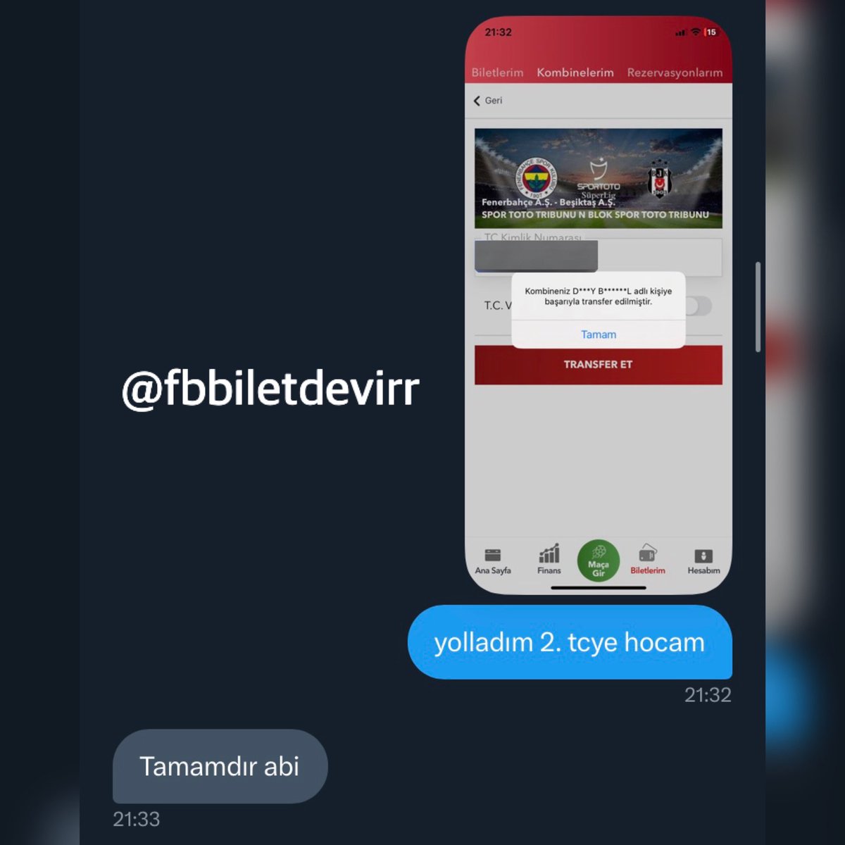 fbbiletdevirr's tweet photo. beşiktaş maçı için elimizdeki tüm biletleri güvenilir ve uygun ücretli şekilde devrettik, bilet almak veya satmak için yazabilirsiniz. https://t.co/VV8Arh95No