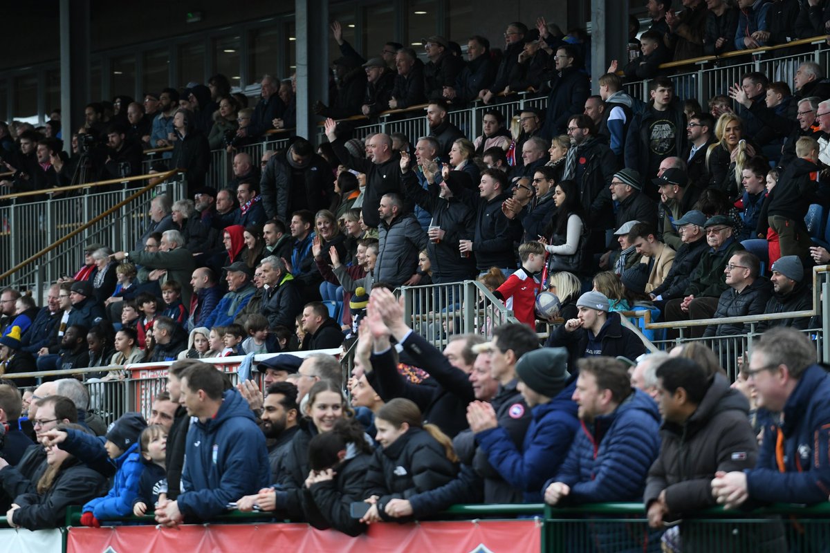 waltonhershamfc's tweet photo. 1651 in attendance… what an unbelievable turnout 🤩

Thank you all so much for playing your part in a momentous day, have a good night 👊 https://t.co/O2BRMt5ARu