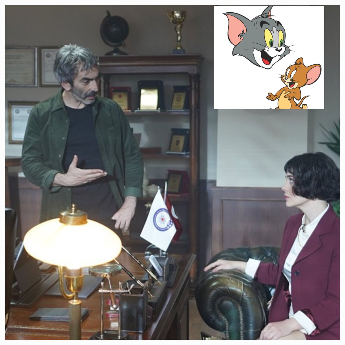 Superis92's tweet photo. @adimfarahdizi @FOXTurkiye Benim sevgili Tom ve Jerry çiftim tabiki Feminist kızım Bay kibirin damarına basmaya devam edecek 
#AdımFarah #FıratTanış #BurcuTürünz 
#BaMeh #MehBad https://t.co/rEPKHIqDzV