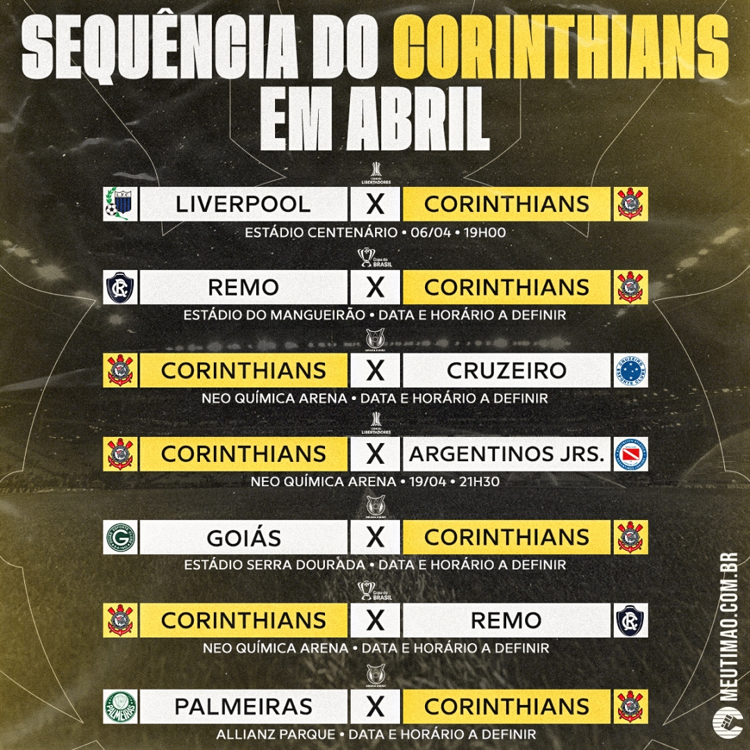 Sequência de jogos do Corinthians