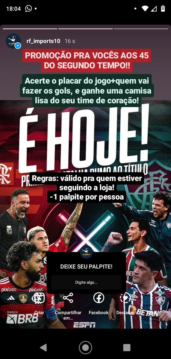 Rfimportss10's tweet photo. PROMOÇÃO ROLANDO NO INSTA!
https://t.co/CXPT4EPL4F https://t.co/n4NinZRxJa