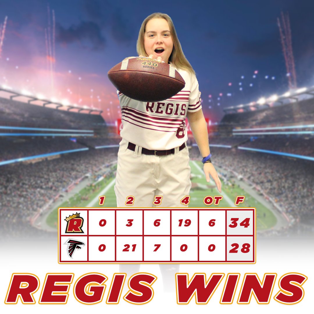 REGIS WINS!!! <a href="/RegisWLAX/">Regis College WLAX</a> defeats Anna Maria on the road while <a href="/regis_vb/">Regis College Volleyball</a> sweeps Colby-Sawyer at home on Senior Day! #RoarPride 

Stories at GoRegisPride.com