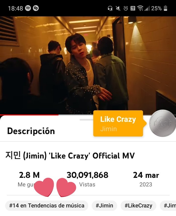 19Msoledadc's tweet photo. @BlutterFlowers @VamonOT7 @CookieJinkook @ilvkjoonie @jbangtanforever WE STREAM LIKE CRAZY
FOREVER YOU AND I
LET ME HAVE A TASTE
#ForeverYouAndI
#WeStreamLikeCrazy 
#LostInTheLightsWithJimin

@7changeiligg. @_Lamotrigina_ @didian77 
@VSkyAmy. @Evelync38180786 https://t.co/HtCTSCHPCp