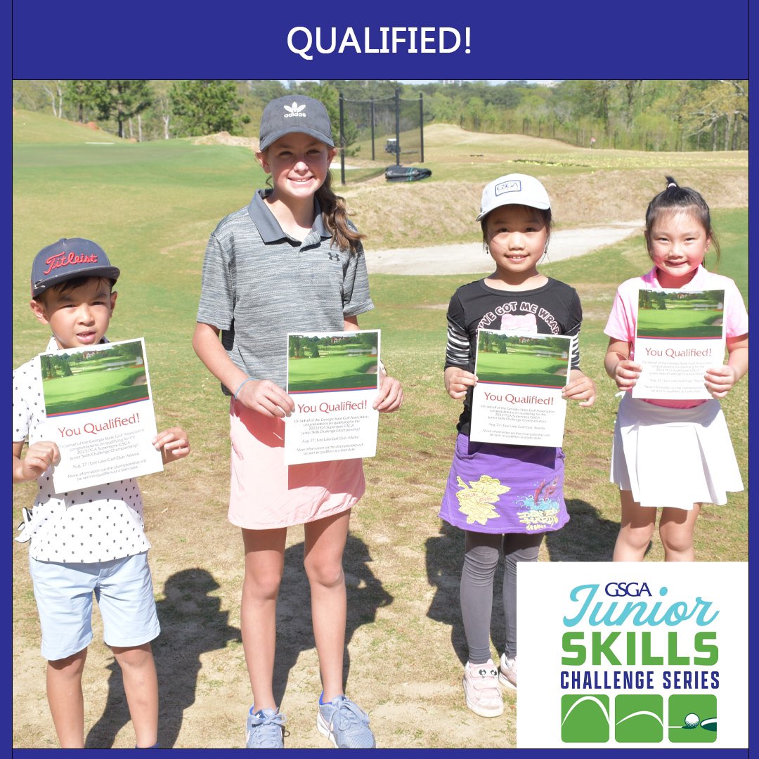 The <a href="/PGATSS/">PGA TOUR Superstore</a> GSGA Junior Skills Challenge Qualifier at <a href="/bobbyjonesgc/">Bobby Jones Golf Course</a> is complete!

⛳️Luke Prunty (not pictured)
⛳️Parker Townsend (not pictured)
⛳️Lincoln Patsakham
⛳️Gabriella Jones
⛳️Jacqueline Zhang
⛳️Chloe Shin

See you at <a href="/eastlakegc/">East Lake Golf Club</a>! 

Results⬇️

gsgajt.bluegolf.com/bluegolf/gsgaj…