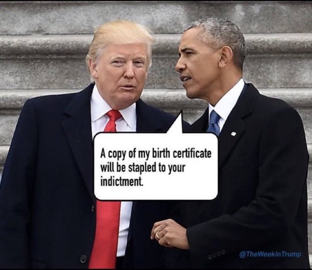 You get to see it now, oh no not the birth certificate but you indictment, or as you called it Indicated.