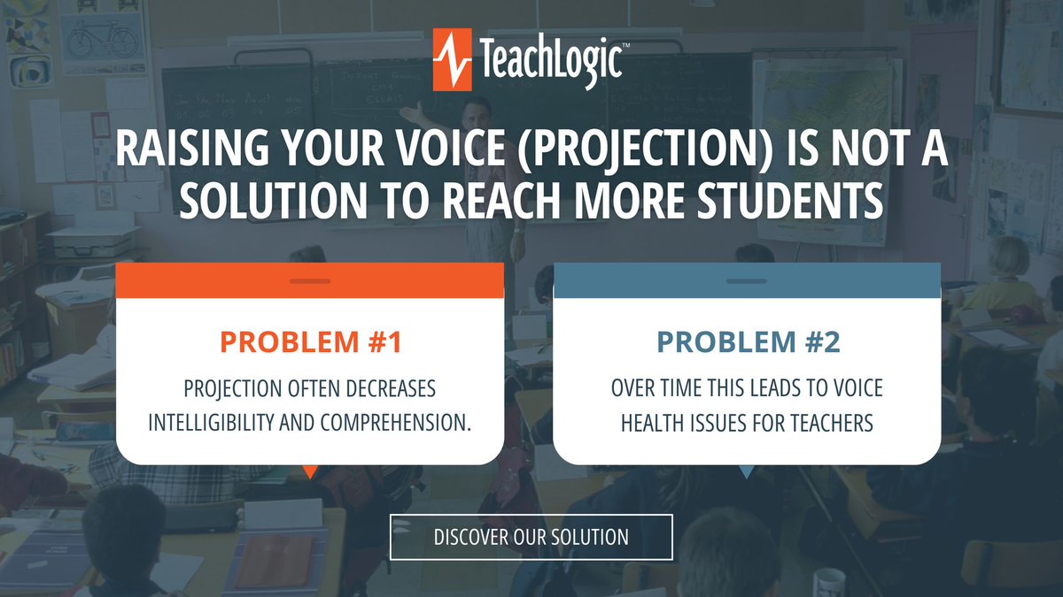 Teach_Logic's tweet photo. Are you tired of constantly straining your voice to be heard in the classroom? A sound field system can help! Check out #TeachLogic's Sound Field 101 page to learn more: https://t.co/vUPLt20BRv
#SoundAmplification #ClassroomTech #TeacherTips #EdChat https://t.co/t1rN17p74I