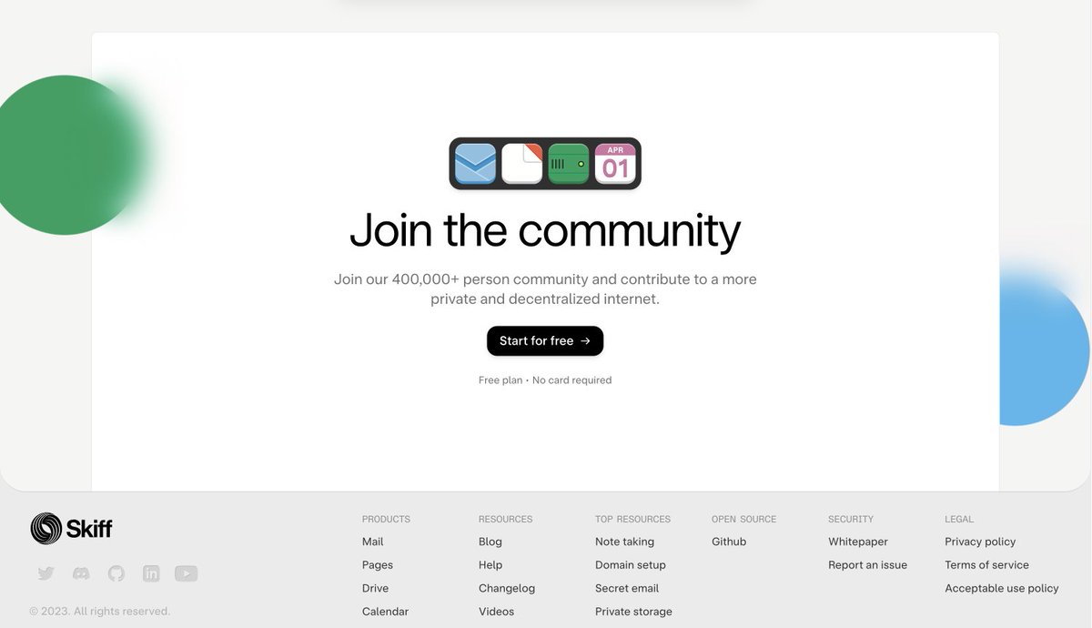 Skiff - Private, encrypted, secure email - 10 GB free