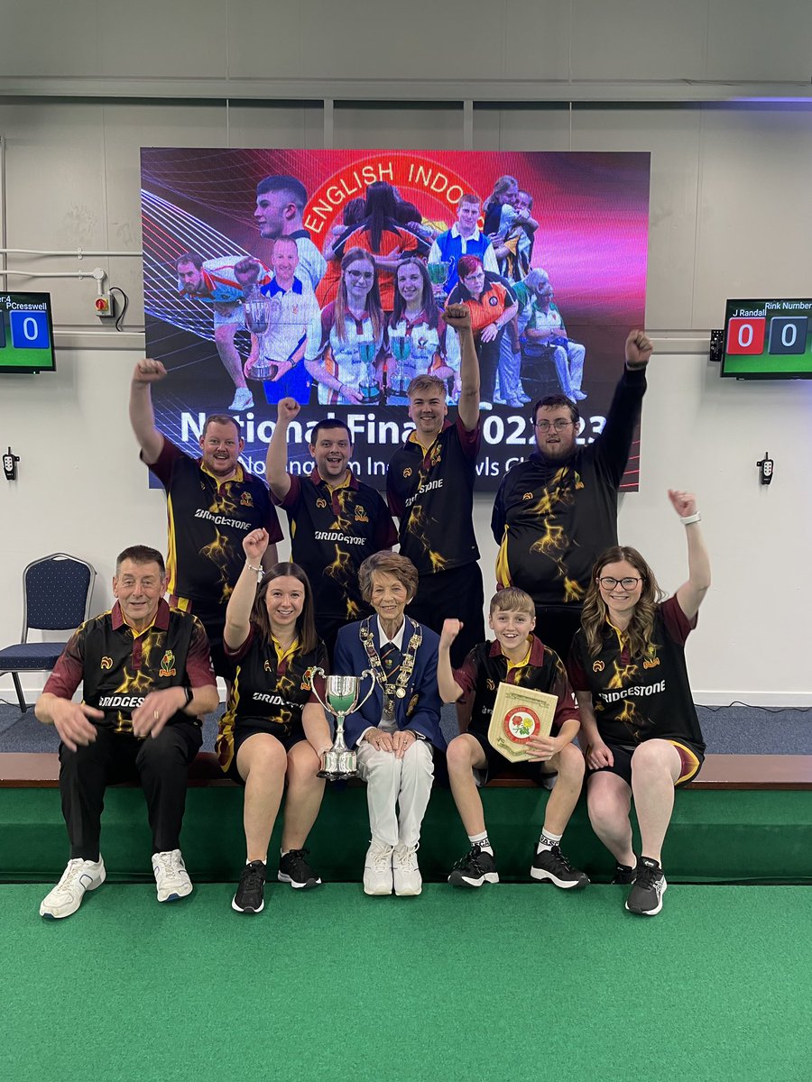 Congratulations to Spalding, National U30’s Club Double Triples champions 2022/23! 🏆