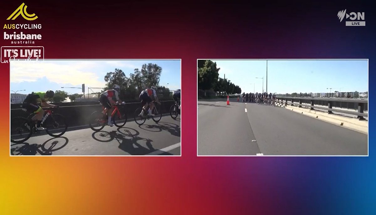 Tour de Brisbane coming down to crunch time! 

It's been a quietish race so far, the women's course isn't built for attacking in particular, but should be a top finish!

Watch via <a href="/SBSOnDemand/">SBS On Demand</a> here: bit.ly/40yVsno 
#NRS23 #AUtourdebrisbane