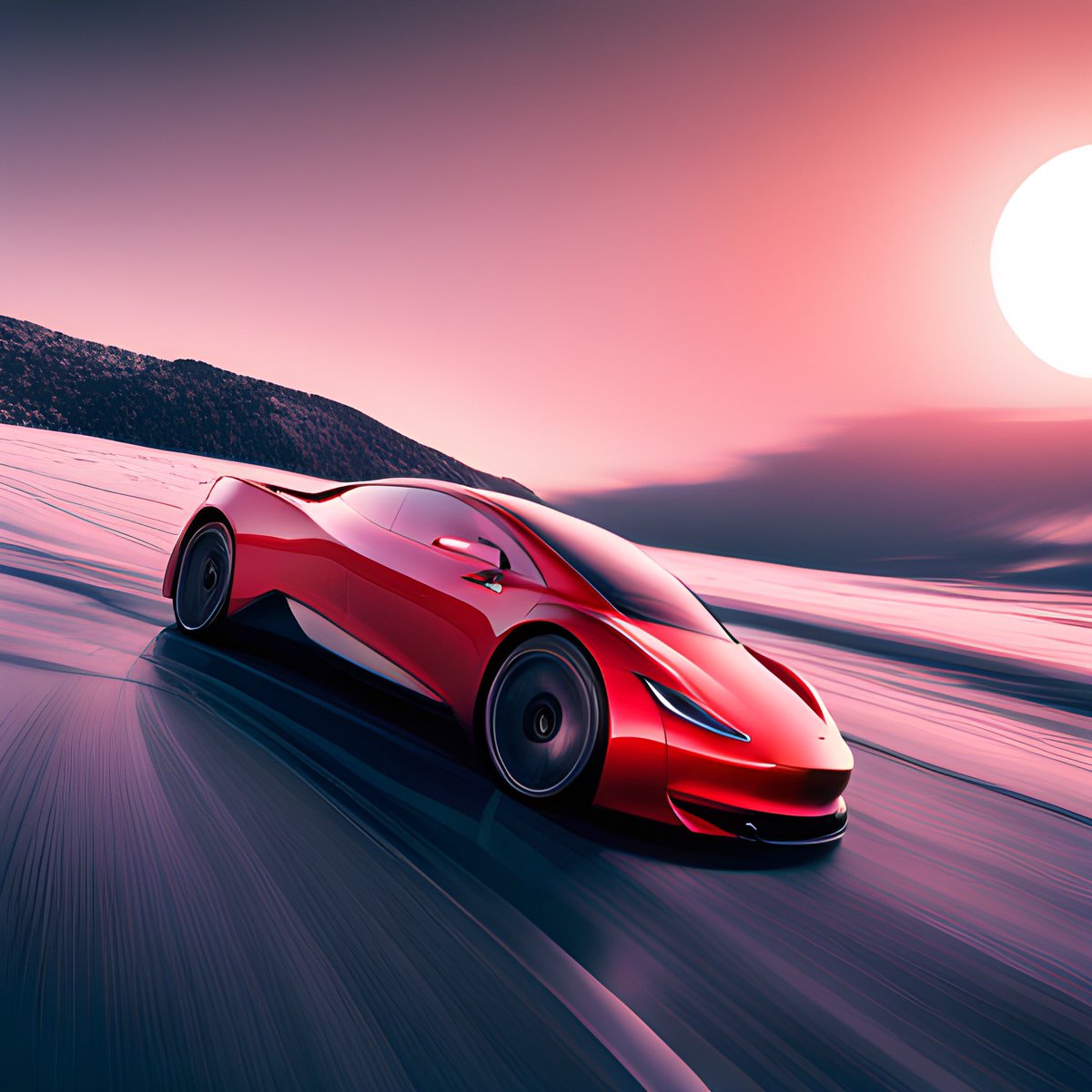 RUDAzOSTRAVY's tweet photo. UMĚLÁ INTELIGENCE✏️
“Vytvoř reklamu na TESLA Y, rok 2055, futurismus, měsíc, nádherné, červená barva” 😄
#tyvole #teslay #tesla https://t.co/1vgYEz40G2