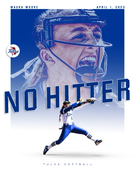 No April Fools jokes here🚫

Maura Moore records her second no-no of the season!! 

#ReignCane👑🌀