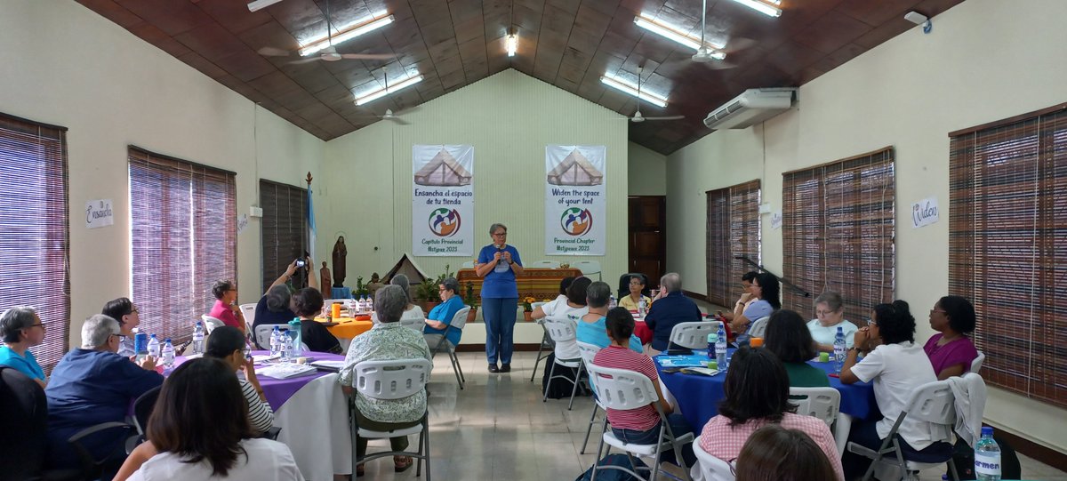 stjteresianas's tweet photo. Comienza el Capítulo provincial de la Provincia Nuestra Señora de la Paz. Hermanas de Costa Rica, Cuba, Estados Unidos y Nicaragua. Cuenten con nuestra oración durante estos días. #identidadcomunitaria #communityidentity   #stjpaz @StjPaz https://t.co/BX45FfBsF4